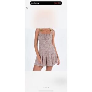 Princess Polly floral pink/brown romper